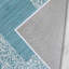 Tapis tissé élégant (4 x 6 pieds), 100% polyester, d'une hauteur de poils de 0,3 po | Pois antibactérien antidérapant en PVC | Lavable à la machine, impression numérique en 3D | Parfait pour le salon, la chambre à coucher et le bureau-693794580