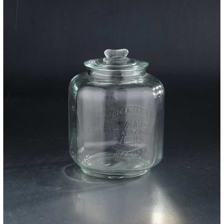 Anchor Hocking 88904 1 1/2 Gallon Glass Montana Jar with Metal Lid