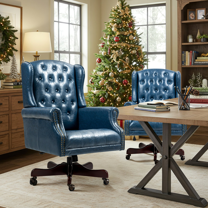 Fauteuil de direction Sharann, Bleu