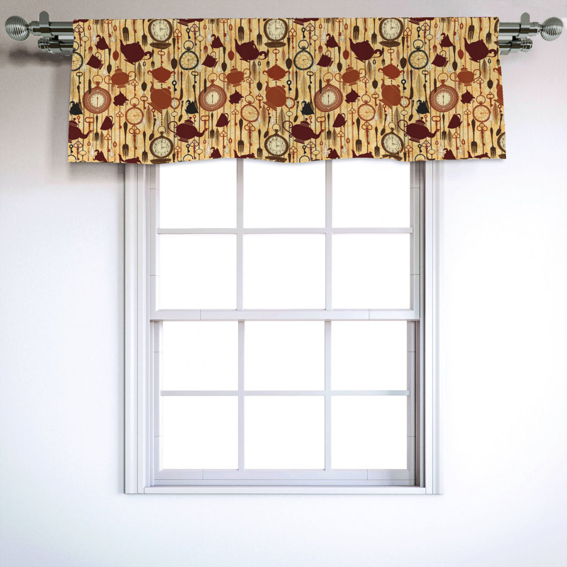 Sateen Ruffled Window Valance