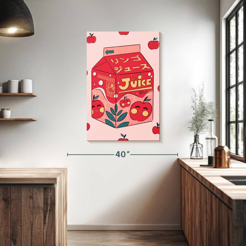 Yarlin Apple Juice Box, 39" H x 26" W