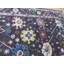 Tapis rectangulaire unique en laine 4 pi 9 po x 6 pi 6 po Estin