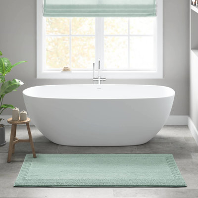 3000 Gsm Reversible 100% Cotton 24X36" Bath Rug, Medium Pile 0.5", Machine Washable, - , Non Slip Ideal