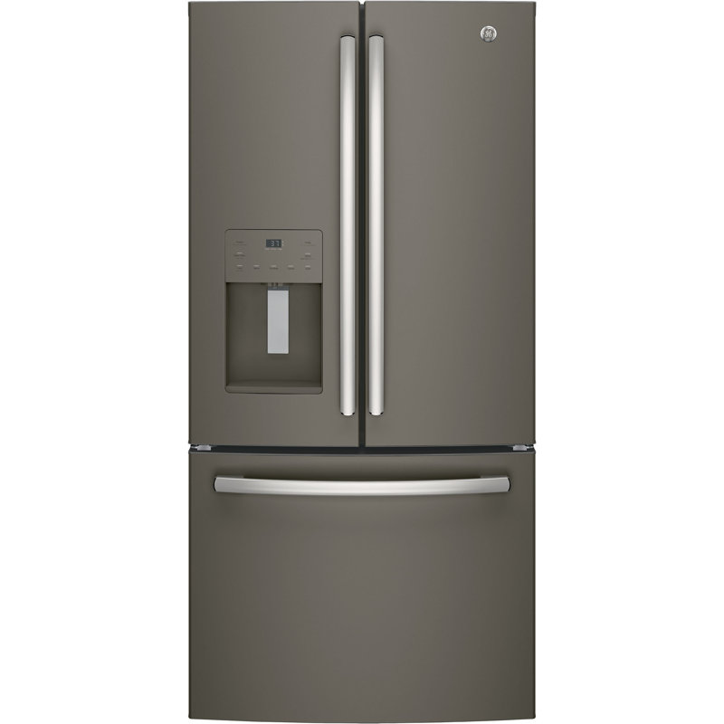 Counter Depth French Door Energy Star 17.5 cu. ft. Refrigerator, Slate