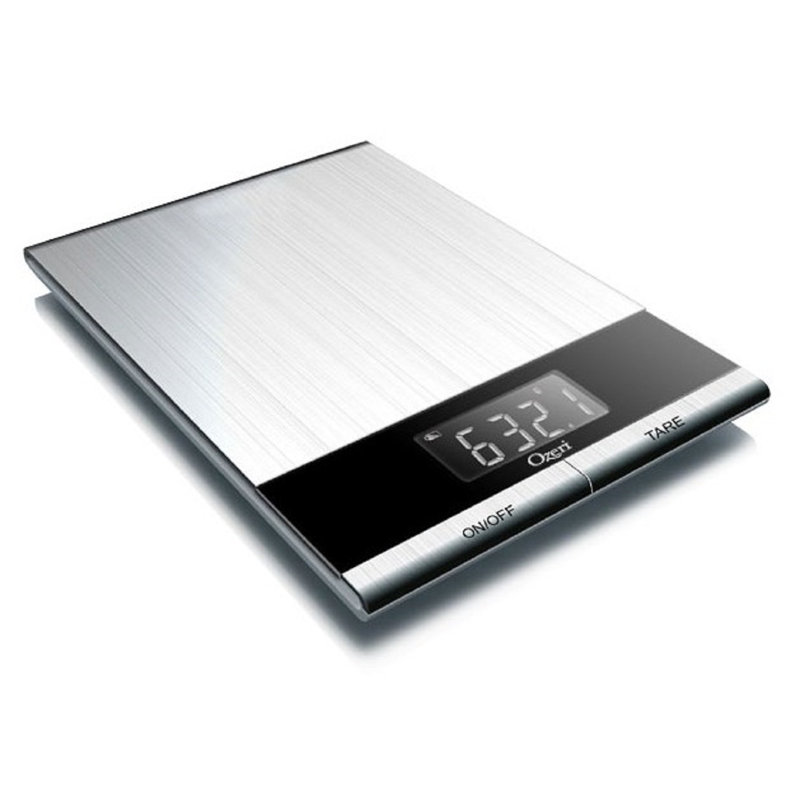 Balance de cuisine numérique ultra mince Ozeri, en acier inoxydable