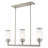 Binghamton 3 - Light Brushed Nickel Pendant