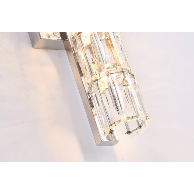 Malatesta 5-Light Transitional Crystal Wall Sconce 