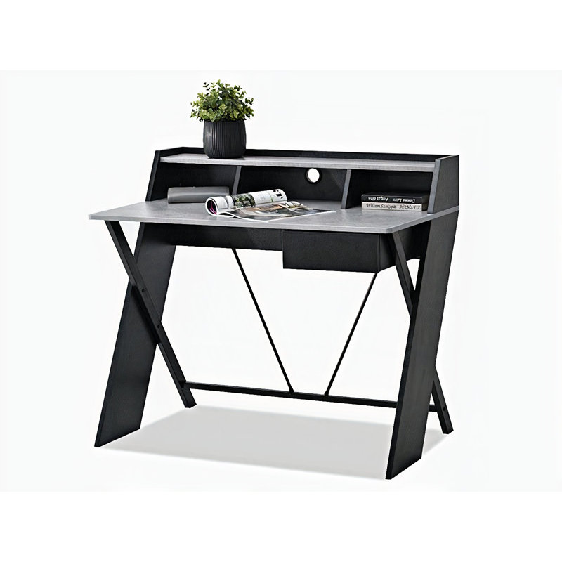 Dawnett Writing Desk, Black, Grey