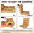 Outdoor Replacement Cushion Set Deep Seating High Back Seat / Back Cushions with Ties (Set of 2)-971156643
