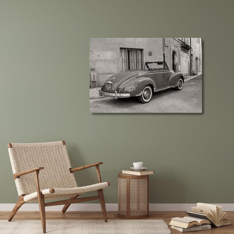 Red Barrel Studio® Van de Goor, Lars Gallery Wrapped Canvas Art Titled: Classic Automobile