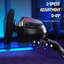 Anman Sim Racing Cockpit TV Stand & Seat Fit Logitech G920 Thrustmaster Xbox, Not Include Steering wheel & Wheels & Pedals and Shifter Handbrake 