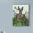 'Cabbage Patch Rabbit 1' Graphic Art Print on Wrapped Canvas-33425619