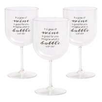 Funny Stemless Wine Glasses Set of 4 (15 oz)- Funny Novelty Wine Glassware  Gift for Women- Party, Ev…See more Funny Stemless Wine Glasses Set of 4 (15