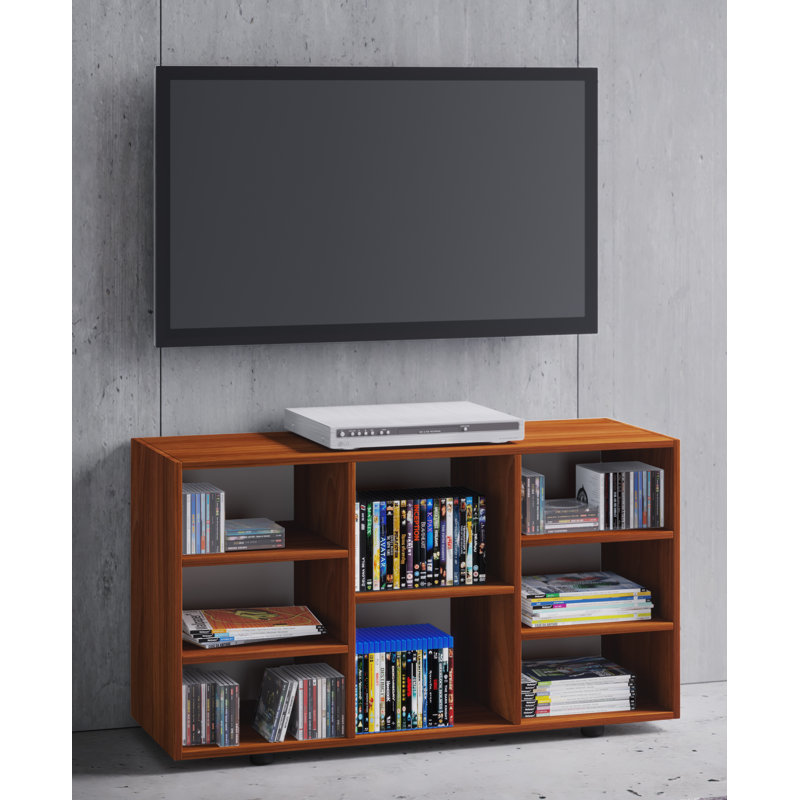 Sweeny Unfinished TV Stand, Dark brown