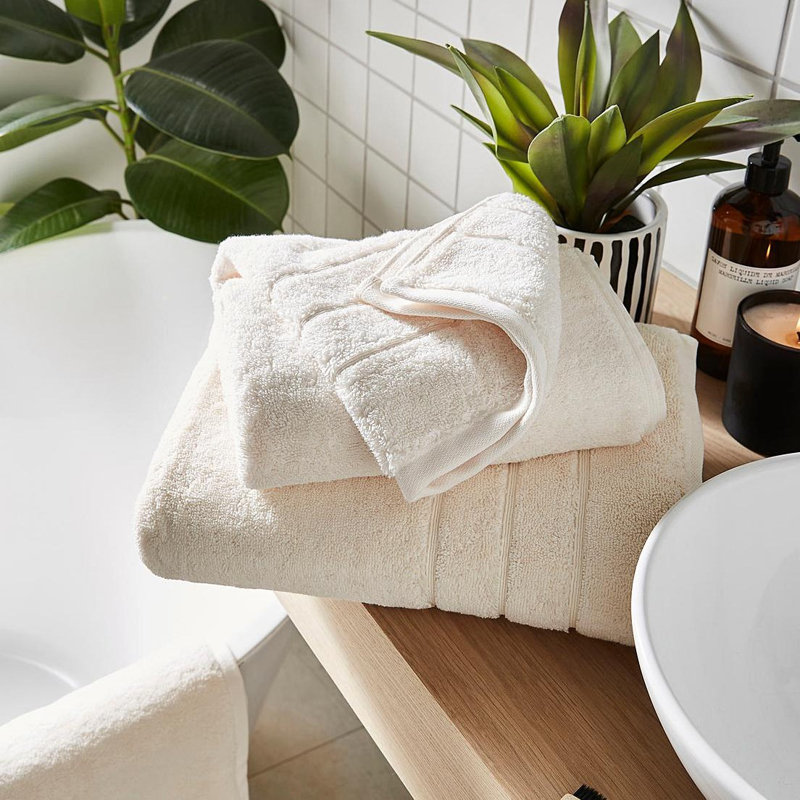 Hotel Luxury Bath Towel - Premium Heavyweight, Cream