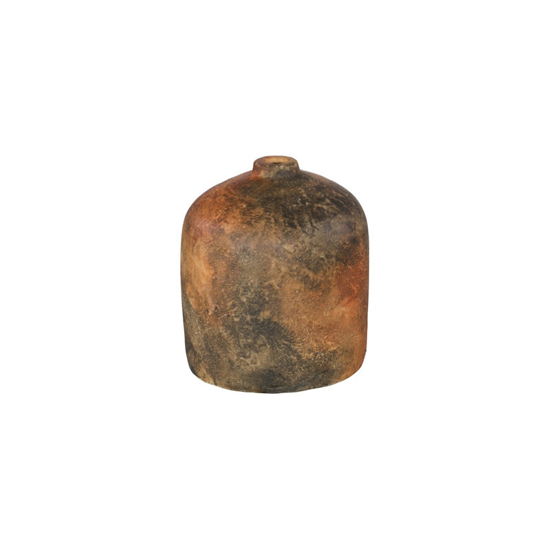 Raw Umber Vase, Stem, Amber