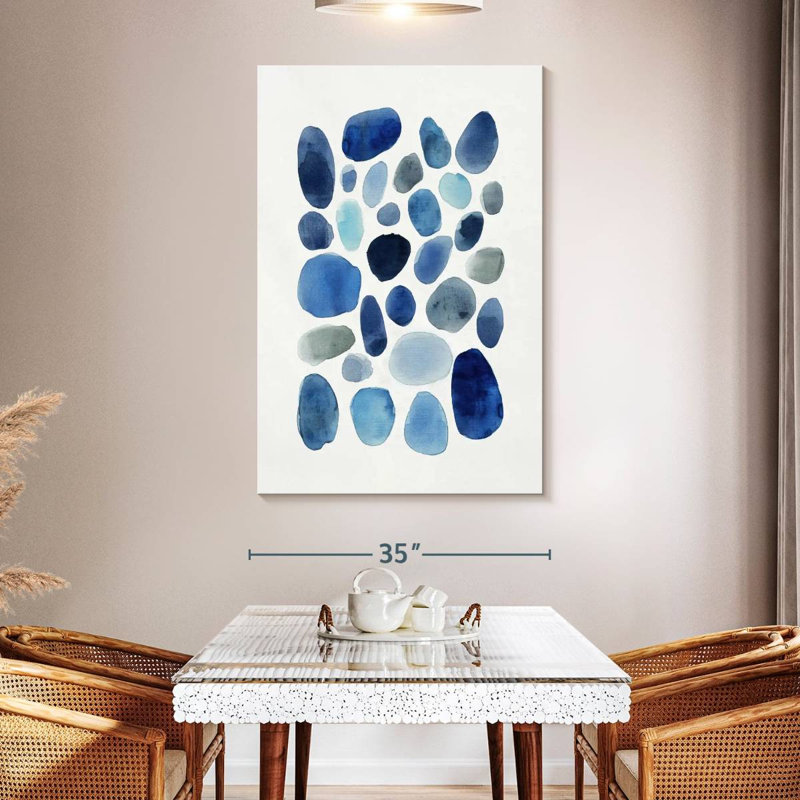 Resting Pebbles, 51" H x 34" W