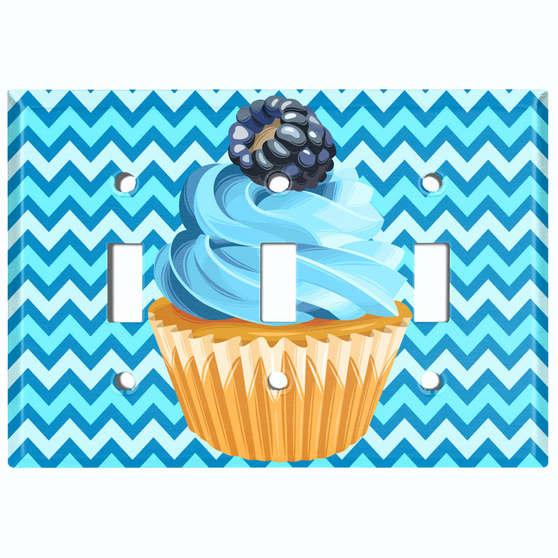Plaque murale 3 lumières Blackberry Cupcake
