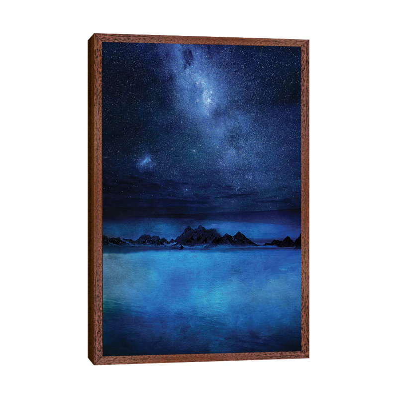 Wish You Were Here by Viviana Gonzalez - Print on Canvas, Brown Floater Framed, 66.04cm H x 45.72cm W x 3.81cm D