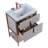 Mirutil Single Bathroom Vanity with Top-1091949602-1091949606