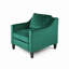 Fauteuil club en velours