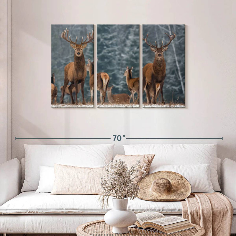 Deer Season, 28" H x 45" W