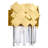 Steel Corner Wall Light