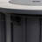 30" Propane Gas Fire Pit Table, 50000 BTU Round Steel Fire Pit With  Tabletop For Outside Patio Deck Garden Backyard