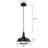 Stickel 1 - Light Black Single Pendant