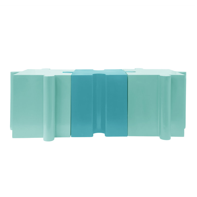 Art Side Table, Light Blue-1