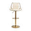 Bengiman Swivel Upholstered Adjustable Height Counter Stool with Metal Frame-326189982-326189984