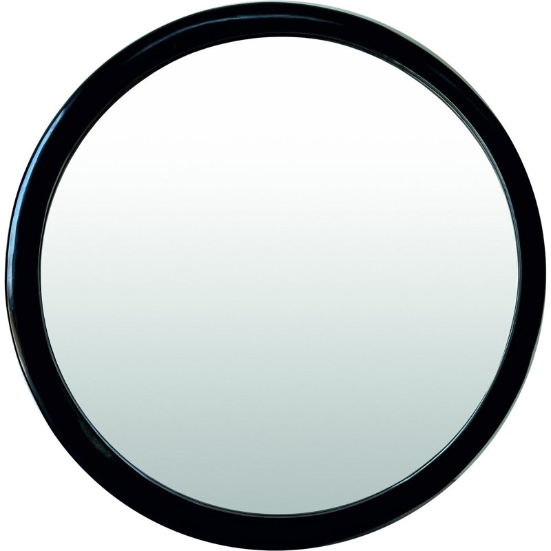 Meilahni Round Mirror, Black