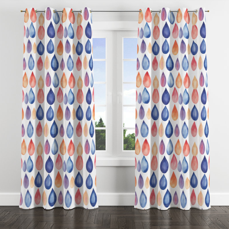 Rideaux bohème Boho, Œillets dorés, L 52 po x L 84 po