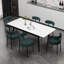 Chaises d'appoint rembourrées avec structure en fer-380601313
