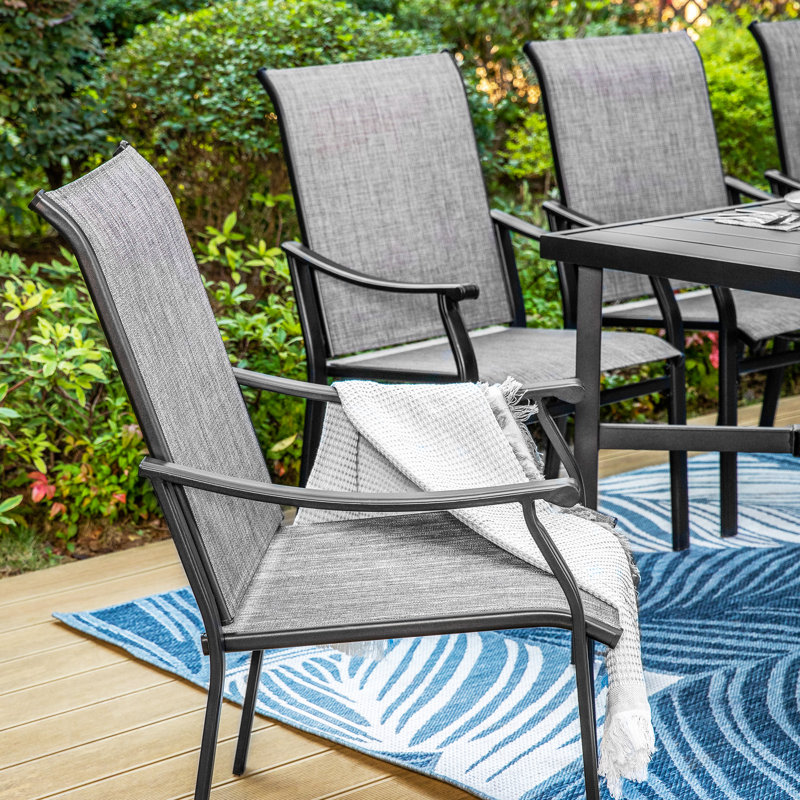 Ausby 8 - Person Patio Dining Set with Rectangular Table
