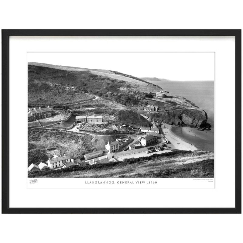 Llangrannog, General View C1960 by Francis Frith - Single Picture Frame Print, 60cm H x 80cm W x 2.3cm D