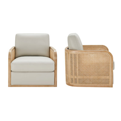 Juliette Upholstered Swivel Armchair
