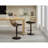 Set Of 2 Rattan Bar Stool, 360 Swivel Bar Chair, Counter Height Chair With Footrest For Kitchen, Dining Room-1762951271-1762951270