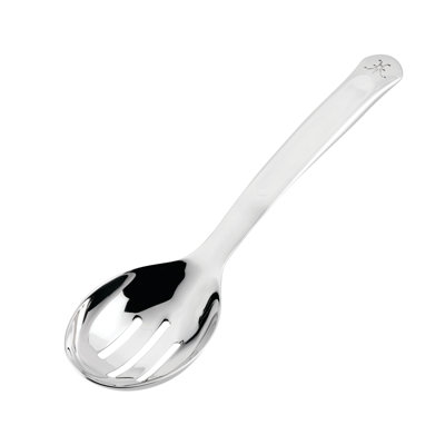 10.5-Inch Stainless Steel Slotted Serve Spoon