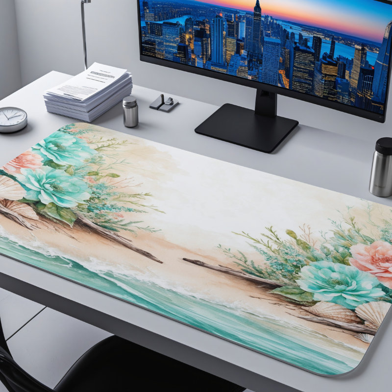 Polyester Desk Pad, 23.6x13.8