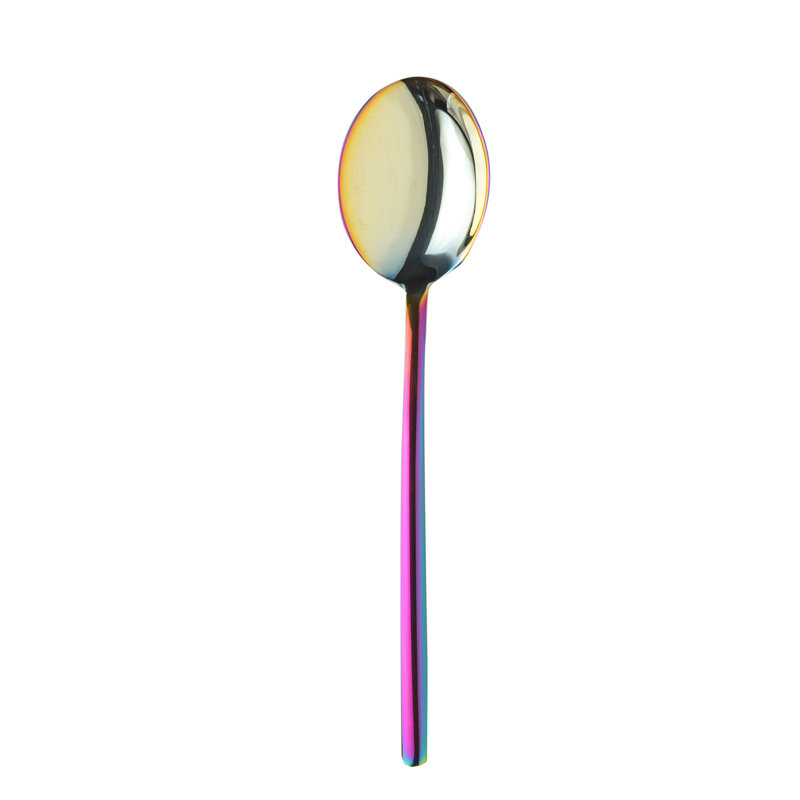 Due Stainless Steel Dinner Spoon, Rainbow