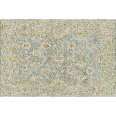 Fitzwater Hand Hooked Wool Oriental Indoor Rug
