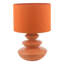 Discus Ceramic Table Lamp With Shade-1707844898