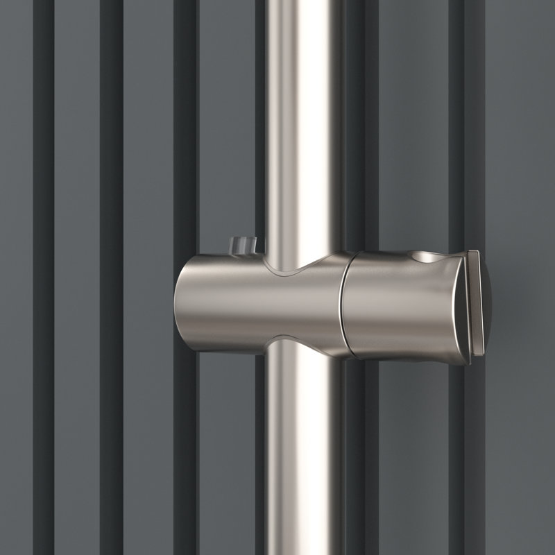 Pressure-Balanced Complete Shower System with Rough in-Valve, Matte Black