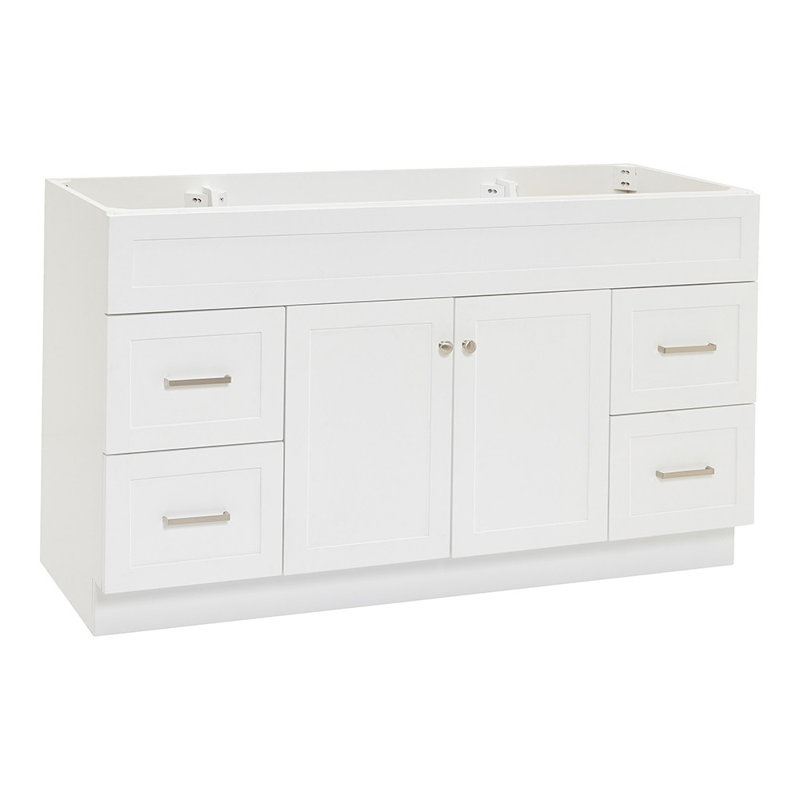 Ariel Paulla Base de meuble-lavabo simple, Blanc