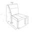 Chaise de salle à manger Sharon Grey 2PK