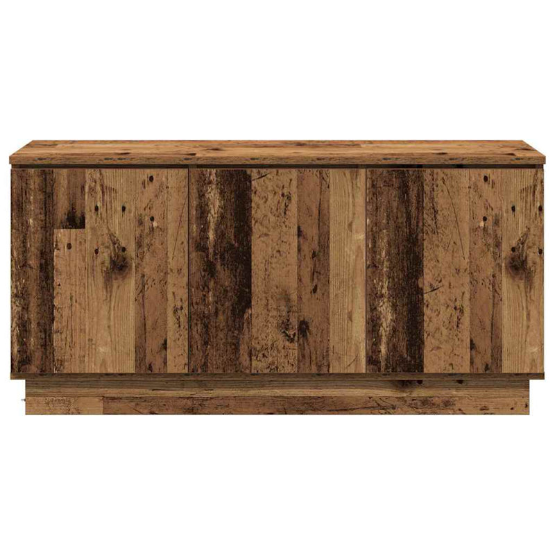 TV Cabinet With LED 100 X 38 X 49 Cm, Old Wood