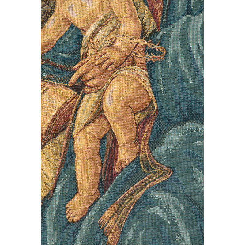 Loom Woven Cotton Blend Wall Hanging, 27" H x 20" W x 0.1" D