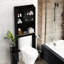Armoire au-dessus de la toilette pour salle de bain - Améliore le rangement et l'apparence