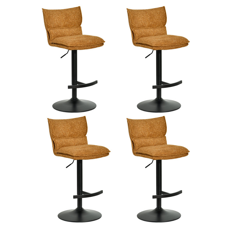 Tabouret de bar Modern, 4, Jaune